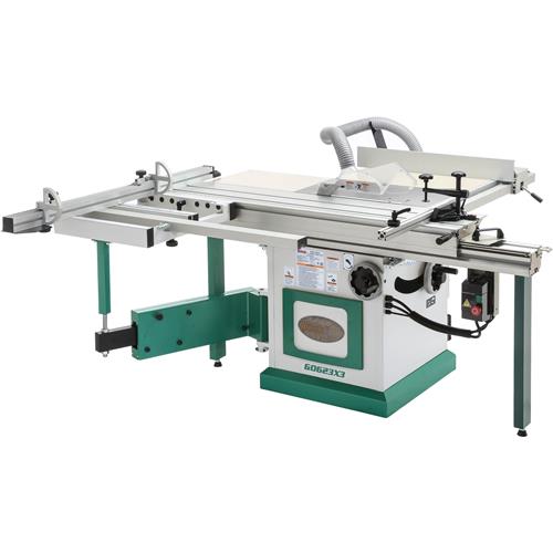 Grizzly G0623X3 10" 7-1/2 HP 3-Phase Extreme-Series Sliding Table Saw