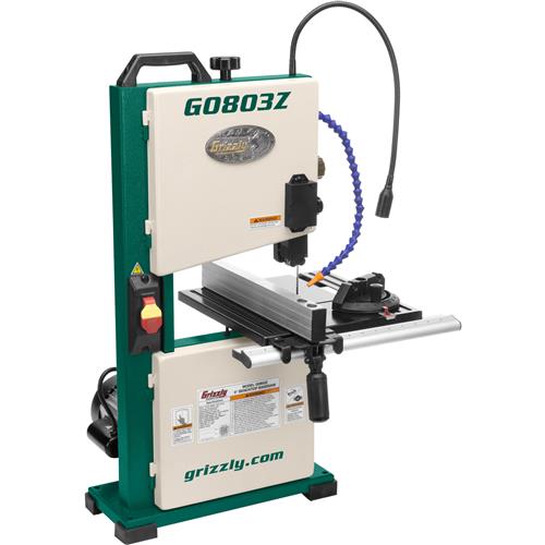 Grizzly g0803z 9" benchtop bandsaw front view