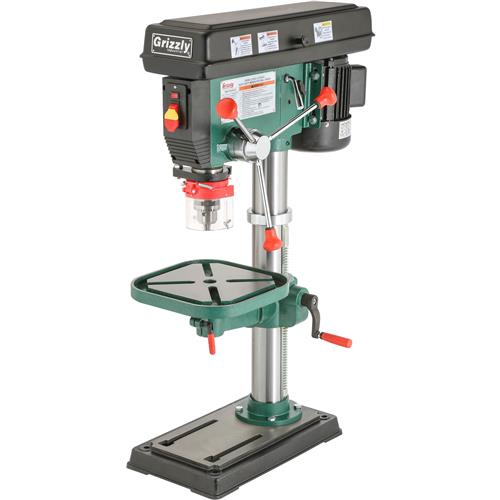 Front view of the grizzly g7943 drill press