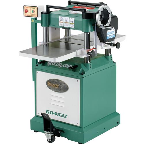 Grizzly G0453Z 15" 3 HP Planer with Spiral Cutterhead