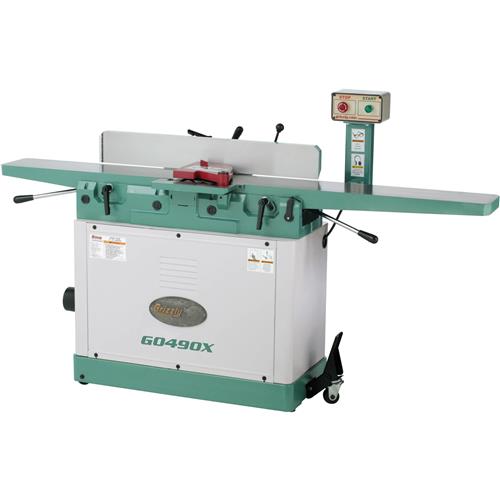 Grizzly G0490X 8" x 76" Jointer with Parallelogram Beds and Spiral Cutterhead
