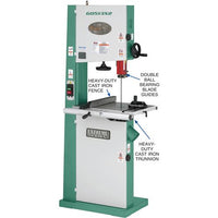 Grizzly G0513X2 17" 2 HP Bandsaw with a Cast Iron Trunnion