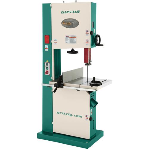 Grizzly G0531B 21" 5 HP Industrial Bandsaw with Brake