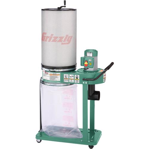 Grizzly G0583Z 1 HP Canister Dust Collector