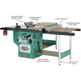 Grizzly G0605X1 12" 5 HP 220V Extreme Table Saw