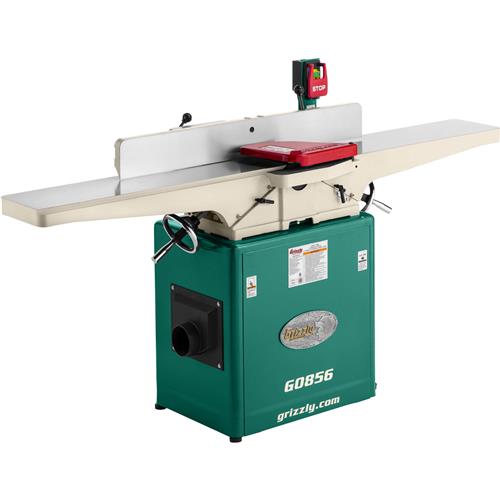 Grizzly G0856 8" x 72" Jointer with Helical Cutterhead & Mobile Base