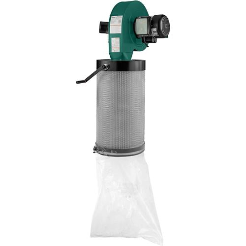 Grizzly G0944 1-1/2 HP Wall-Mount Dust Collector with Canister Filter