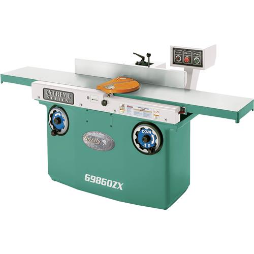Grizzly G9860ZX 12" x 80" Z Series Jointer with a Spiral Cutterhead