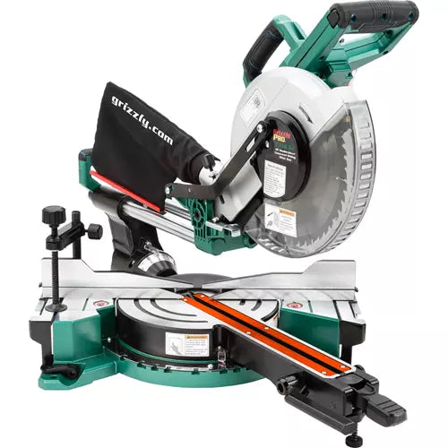 Grizzly PRO T31634 - 10" Double-Bevel Sliding Compound Miter Saw