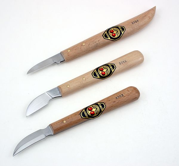 Chip Carving Knife Sets Set of 3