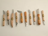 Chip carving knife sets