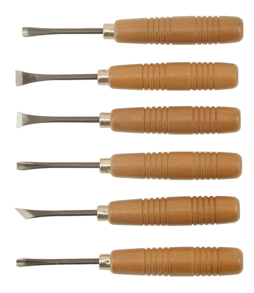 Wood carving tools set for relief carving, scrabbling after