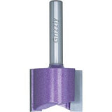 C1007Z 2-inch Double Fluted Straight Bit, 1/4-inch Shank, 1-inch Dia.