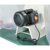 Grizzly G0562ZP 3 HP Double Canister Dust Collector with Aluminum Impeller Polar Bear Series