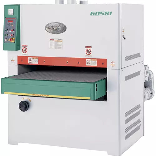 Grizzly G0581 - 43" 25 HP 3-Phase Double Drum Wide-Belt Sander