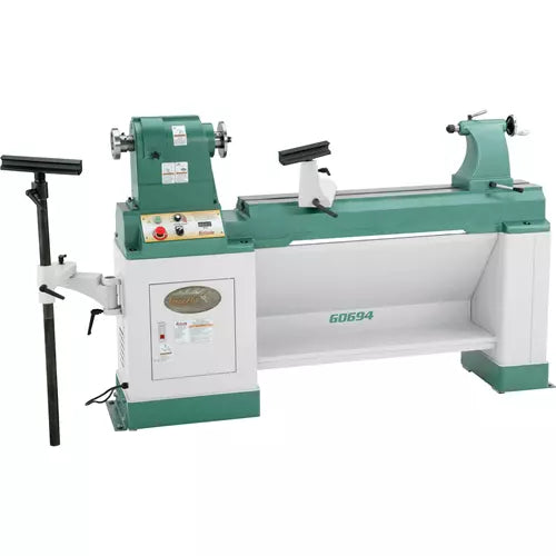 Grizzly G0694 20" x 43" Heavy-Duty Variable-Speed Wood Lathe
