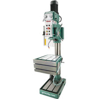 Grizzly G0793 27-1/2" Heavy-Duty Drill Press with Auto-Feed, Tapping and L-Table