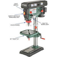 Grizzly G7943 14" Heavy-Duty Benchtop Drill Press