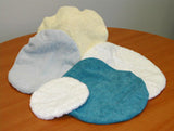 10 pack M-15 Blue Microfiber Bonnets (for Chemical removal)