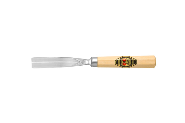 Straight V-shaped carving chisels