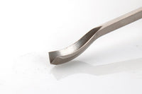 Small spoon bent v-chisels
