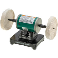 Grizzly T32003 1/4 HP Variable-Speed Mini Benchtop Polisher